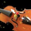 Violin Mute Set: 8pcs Instrument Volume Reduction (Grapefruit) - 5