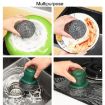 5pcs 40g Steel Wool Ball Scrubber for Dishes, Pots, Pans, Ovens - 4