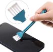 Gray Metal Dust Plug Cleaning Kit for TYPE-C Mobile Phones - 4