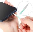 Gray Metal Dust Plug Cleaning Kit for TYPE-C Mobile Phones - 6