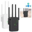 Urant U10 WiFi Repeater 300Mbps 2.4G, 4 Antennas, EU Plug, Black - 2