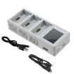 DJI Mini 4/3 Pro YX Screen 3-Way Charger Battery Manager - 1