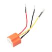 4pcs Car Headlight Cable H4 Three-Plug Base Modification Set - 5