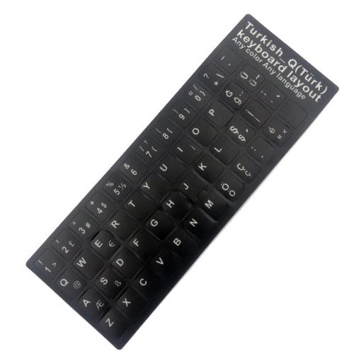 Turkish Language Laptop Keyboard Sticker - 1