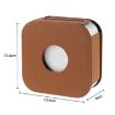 Gray Dustproof Shockproof Leather Case for Mac Mini M4/M4 Pro - 5