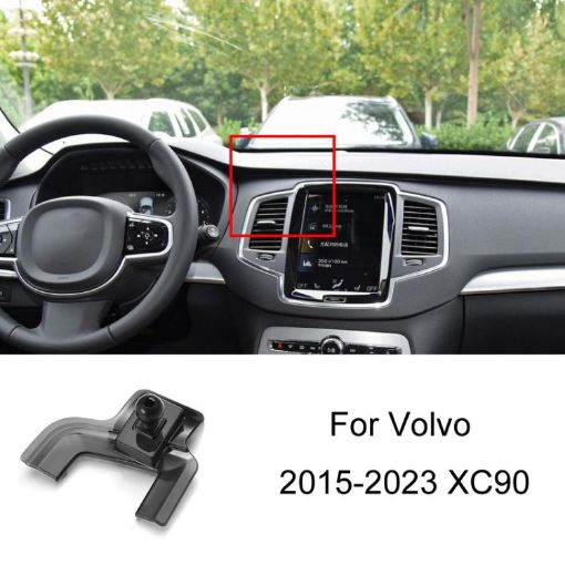 Volvo XC90 (15-23) Left Driving Phone Navigation Bracket Base - 1