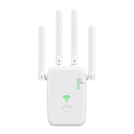 Urant U11 1200Mbps Wireless Repeater WiFi Amplifier US Plug White - 1