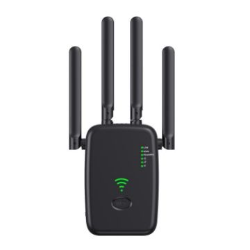 Urant U11 1200Mbps WiFi Repeater Amplifier, Dual-Band, UK Plug, Black - 1