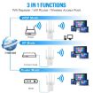Urant U9 300Mbps WiFi Repeater Signal Amplifier, US Plug, White - 3