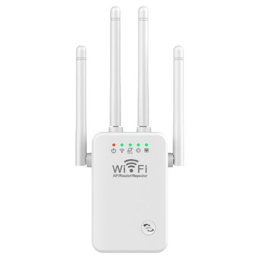 Urant U9 300Mbps 2.4G WiFi Repeater Signal Amplifier UK Plug White - 1
