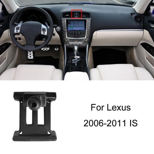 Lexus 06-11 IS Left Drive Phone Navigation Bracket Base - 1