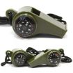 Three-In-One Outdoor Lifesaving Compass Thermometer Whistle - 3