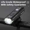 WEST BIKING Waterproof Rechargeable Headlight with Battery Display - 4