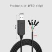USB to TTL PL2303 Chip Serial Programming Cable for Microcontrollers - 6