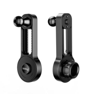 Retractable Adjustable Car Phone Bracket with Rotating Extension Rod - 1
