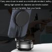 Magnetic Suction Cup Car Navigation Electric Vacuum Bracket (Black) - 6