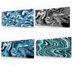 Abstract Mouse Pad for Gamers - 300x600mm Office Desk Mat - 2
