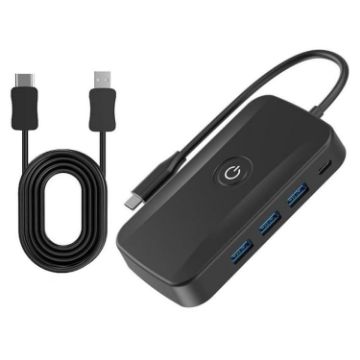 5-In-1 Wireless Charger & USB-C Docking Station, 100W, 73.5cm Cable - 1