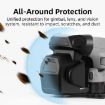 DJI Air 3S BRDRC Frosted Black Lens Cover & Gimbal Protector - 3