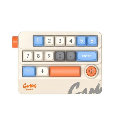 MKESPN RGB Hot Swap Mechanical Gaming Keyboard with Macro (Khaki) - 1