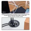USB-C/USB3.0/SD/MMC Desk Grommet Hub, 1.2m Cable Length - 4