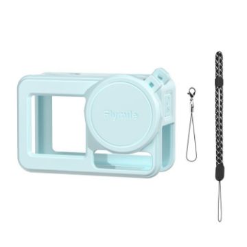 DJI Osmo Action 3/4/5 Flymile Blue Silicone Lens Cover Case - 1