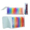 A6 Expanding File Organizer, 7 Pockets, Purple & Colorful Inner - 4