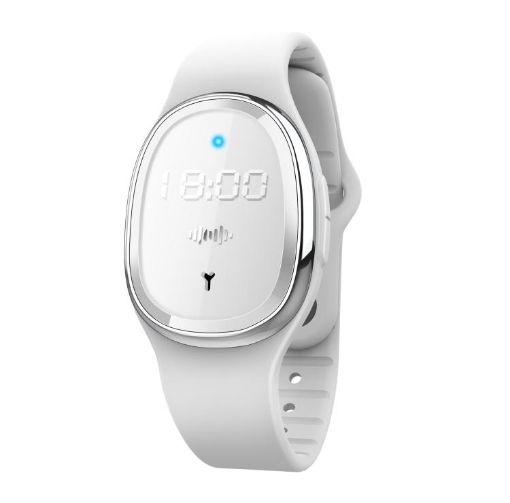 Kids Ultrasonic Anti-Mosquito Repellent Wristband Watch (White) - 1