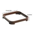 Walnut Wooden Desktop Base for MAC Mini M4 Heat Dissipation - 3
