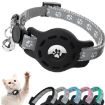 Reflective Green Cat Collar with Bell & AirTag Silicone Case - 2