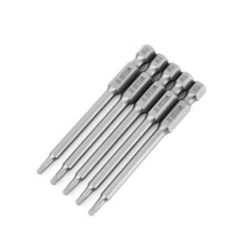WEILIGU 5pcs 50mm T10 Magnetic S2 Air Bit Drill Blossom Head - 1