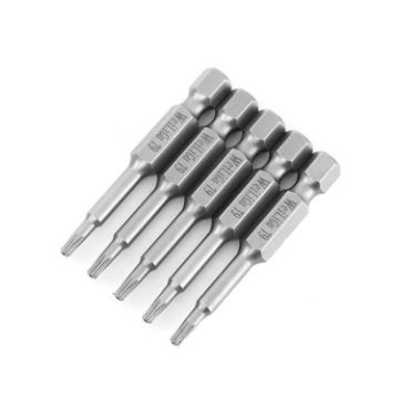 WEILIGU 5pcs T9 Magnetic S2 Plum Blossom Drill Bits 75mm - 1