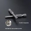 WEILIGU 5pcs 75mm T20 Magnetic S2 Drill Bit Plum Blossom Head - 4
