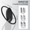 Silver Vertical Stand for PS5/PS5 Slim/Pro Console Non-Slip Base - 3