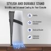 Silver Vertical Stand for PS5/PS5 Slim/Pro Console Non-Slip Base - 4