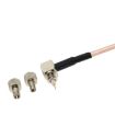 10cm F Male to Dual TS9/CRC9 Coaxial RF Cable RG316 Jumper - 2