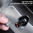 Car Modification Aluminum Tire Valve Caps - Colorful Ribbon (2 Sets) - 5