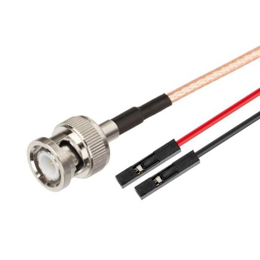 BNC Male to Dual DuPont Female RF Test Cable Adapter (1m) - 1