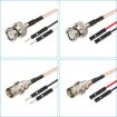 BNC Male to Dual DuPont Female RF Test Cable Adapter (1m) - 2