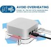 Acrylic Storage Bracket for MAC Mini M4 Desktop (YX146) - 6