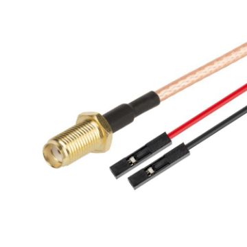 SMA Female to Dual DuPont RG316 RF Test Extension Cable (0.3m) - 1