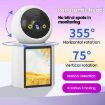 Smart WiFi Panoramic Camera with 2.8" Screen & Voice Wake-Up - 3