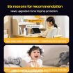 Smart WiFi Panoramic Camera with 2.8" Screen & Voice Wake-Up - 4