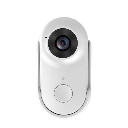 Pet Collar Camera - Cat & Dog 128G Memory, Direct Recording, White - 1