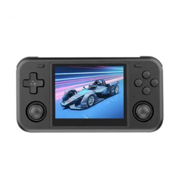 O30S 3.5" IPS Open Source Handheld Game Console, 128G Linux (Black) - 1