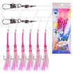 Luminous Bionic Hairtail Hook Anti-bite Mackerel Fishing Set (6 x 4/0) - 1