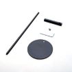 Silver Gray All-Aluminum Alloy Headphone Stand Display Bracket - 4