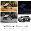 WiFi 4K Lightless Night Vision Camera, Black + Bracket - 5