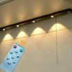 Motion Sensor Light Bar 20cm Rechargeable with Remote (Black) - 2