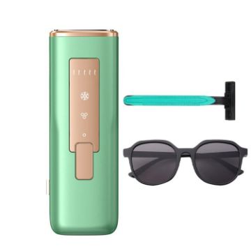 Sapphire Ice Sense Painless Laser Hair Remover, Crystal Green FY-507AL - 1